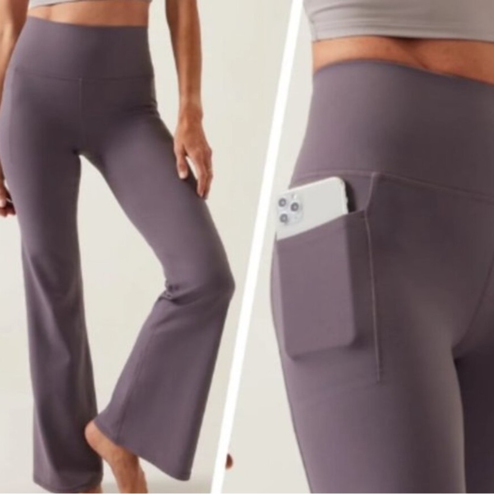 Athleta - Salutation Stash Flare Pant - Purple - L
